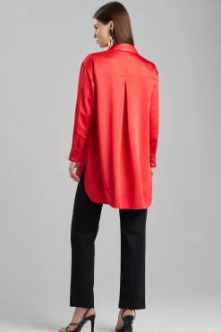 Natori Essentials|Tops, Shirts & Tunics-Luxe Charmeuse Shirt