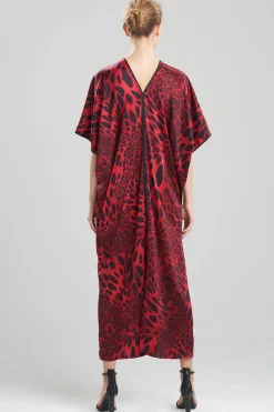 Natori Caftans|Plus Sizes-Luxe Leopard Caftan