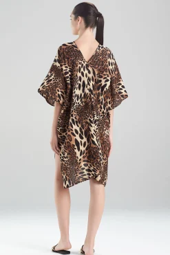 Natori Honeymoon|Caftan Dresses-Luxe Leopard Cotton Gauze Cover-Up