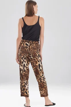 Natori Pajama Bottoms|Lounge Bottoms-Luxe Leopard Pants