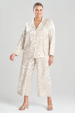 Natori Pajama Sets|Bridesmaid Pajamas & Robes-Luxe Leopard PJ