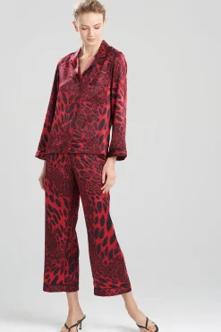 Natori Pajama Sets|Bridesmaid Pajamas & Robes-Luxe Leopard PJ