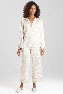 Natori Pajama Sets|Bridesmaid Pajamas & Robes-Luxe Leopard PJ