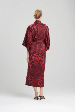 Natori Robes & Kimonos|Bridesmaid Pajamas & Robes-Luxe Leopard Robe