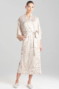 Natori Robes & Kimonos|Bridesmaid Pajamas & Robes-Luxe Leopard Robe