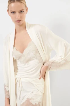Natori Plus Sizes|Robes & Kimonos-Luxe Shangri-la TENCEL™ Robe