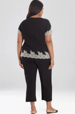 Natori Pajama Sets-Luxe Shangri-La TENCEL™ Short Sleeve PJ Basics