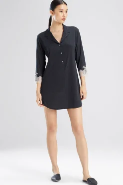 Natori Sleepshirts-Luxe Shangri-La TENCEL™ Sleepshirt
