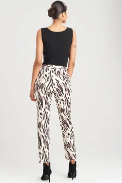 Natori Pants, Skirts & Shorts-Lynx Cotton Sateen Pants