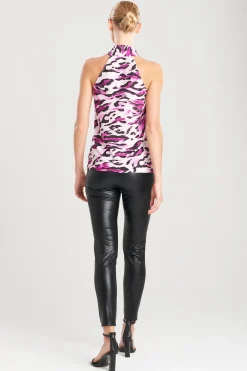 Natori Tops, Shirts & Tunics-Lynx TENCEL™ Jersey Crossover Halter Tank