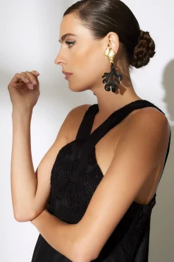 Natori Dresses|Plus Sizes-Madeira Cutwork Embroidered Halter Dress