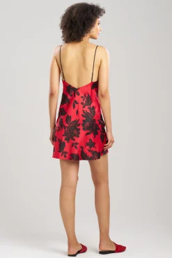 Natori Chemises-Mantilla V-Neck Lace Applique Chemise