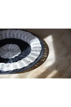 Natori Home Accents-Maranao Circular Stripe Tray