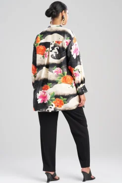 Natori Tops, Shirts & Tunics-Mayumi Cotton Silk Oversized Half Placket Shirt