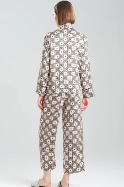 Natori Pajama Sets-Medallion Notch PJ