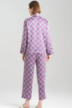 Natori Pajama Sets-Medallion Notch PJ