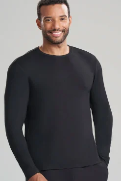 Natori Scrub Tops-Men's Long Sleeve Underscrub Shirt