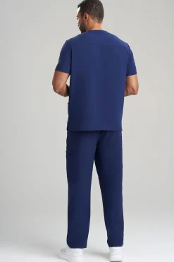 Natori Scrub Tops-Men's 3-Pocket V-Neck Scrub Top