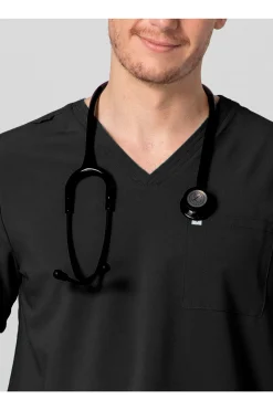 Natori Scrub Tops-Men's 2-Pocket V-Neck Scrub Top