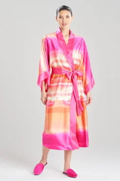 Natori Robes & Kimonos-Minako Long Silk Robe