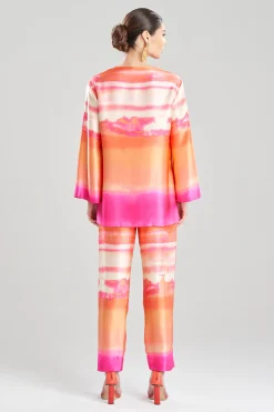 Natori Pajama Tops|Lounge Tops-Minako Silk Tunic