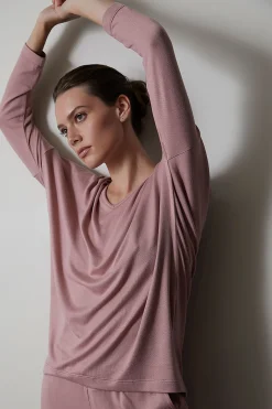 Natori Pajama Tops-Mirage Cocoon Top