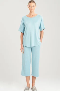 Natori Pajama Tops|Lounge Tops-Mirage Short Sleeve Top