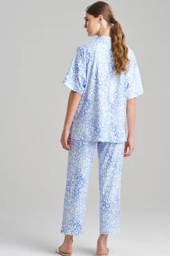 Natori Pajama Sets-Misty Leopard Cozy Knit PJ