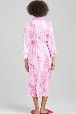 Natori Robes & Kimonos-Misty Leopard Cozy Knit Robe