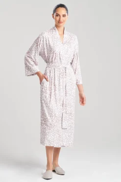 Natori Robes & Kimonos-Misty Leopard Cozy Knit Robe