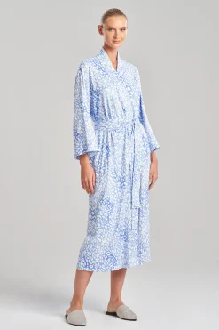 Natori Robes & Kimonos-Misty Leopard Cozy Knit Robe