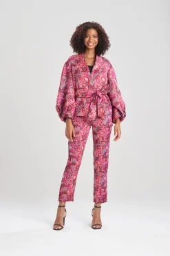 Natori Jackets & Outerwear-Mosaic Jacquard Topper