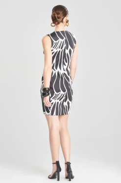Natori Dresses|Wedding Guest Dresses-Nagashi Cotton Chino Shift Dress