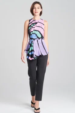 Natori Tops, Shirts & Tunics-Nagashi Obi Silk Side Drape Top