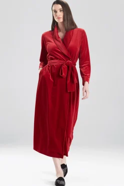 Natori Plus Sizes|Robes & Kimonos-Natalie Velvet Robe