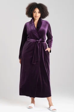 Natori Plus Sizes|Robes & Kimonos-Natalie Velvet Robe