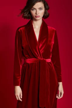 Natori Plus Sizes|Robes & Kimonos-Natalie Velvet Robe
