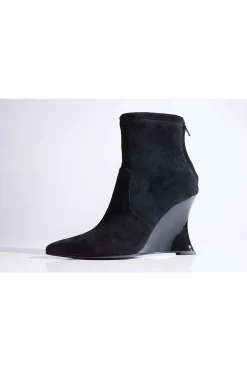 Natori Boots-Neko Suede Wedge Ankle Boot