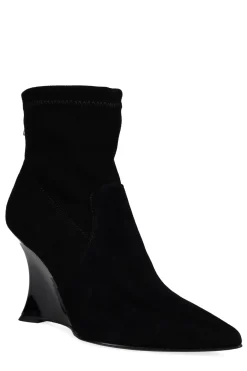 Natori Boots-Neko Suede Wedge Ankle Boot