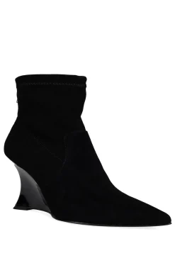 Natori Boots-Neko Suede Wedge Ankle Boot