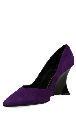 Natori Pumps-Nori Suede Wedge Pump