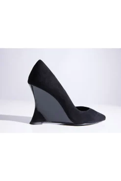 Natori Pumps-Nori Suede Wedge Pump