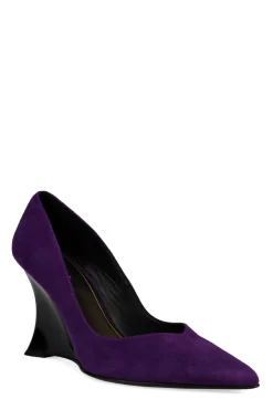 Natori Pumps-Nori Suede Wedge Pump