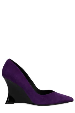 Natori Pumps-Nori Suede Wedge Pump