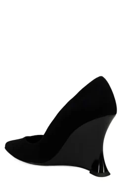 Natori Pumps-Nori Suede Wedge Pump