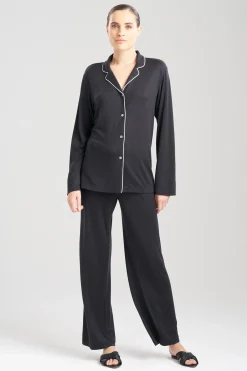 Natori Pajama Sets-Oasis Notch PJ