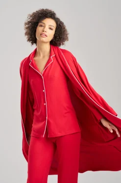 Natori Pajama Sets-Oasis Notch PJ