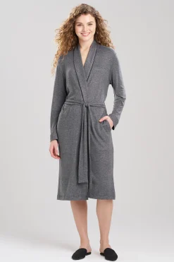 Natori Robes & Kimonos-Oasis Piped Collar Robe