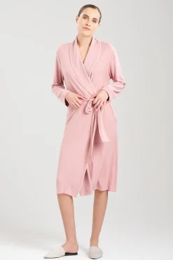 Natori Robes & Kimonos-Oasis Piped Collar Robe