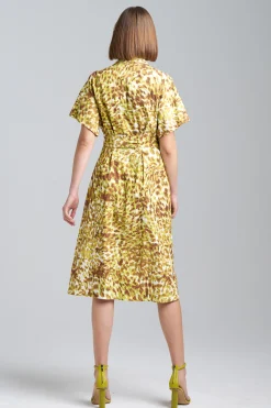 Natori Dresses-Ombre Animale Shirtdress